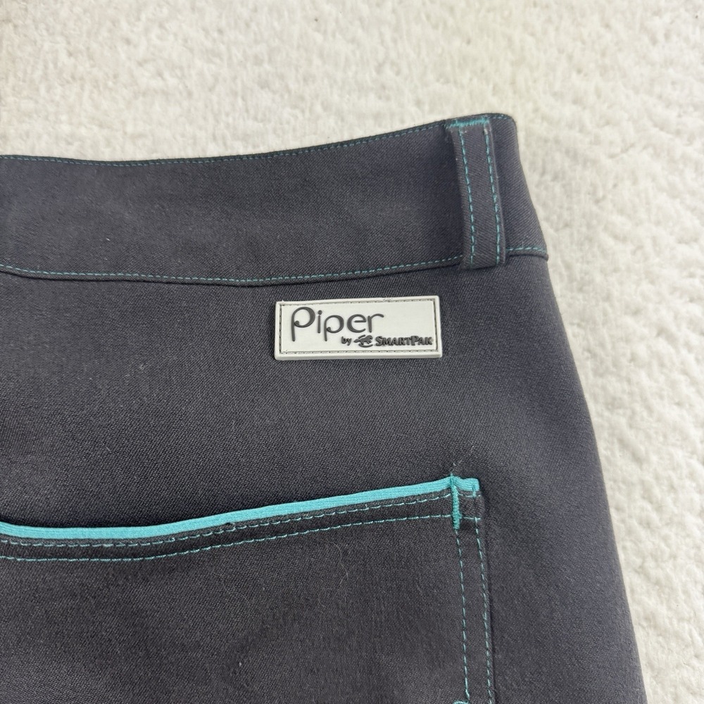 Piper Pants Women's 38R Gray Blue Tapere Equestrian Stretch‎ Horseback Riding - Picture 13 of 14